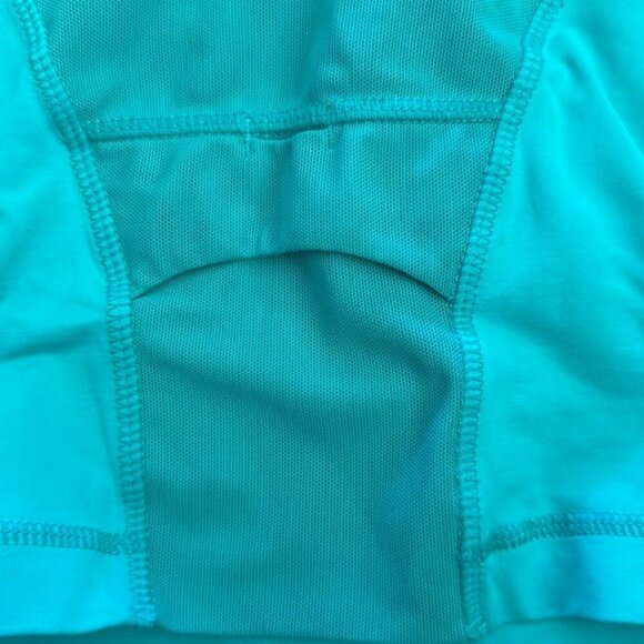 Lululemon Tank Top Size 6 Teal Criss Cross Back - Picture 8 of 9